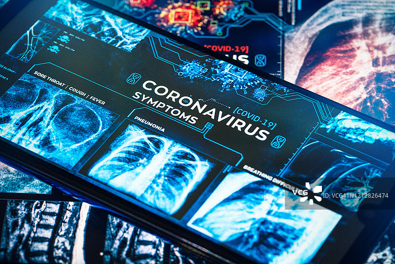 新冠疫情症状图片素材