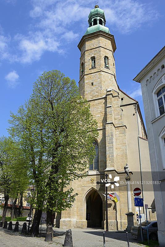 波兰耶莱尼亚古拉圣伊拉斯谟和潘克拉修斯教堂图片素材