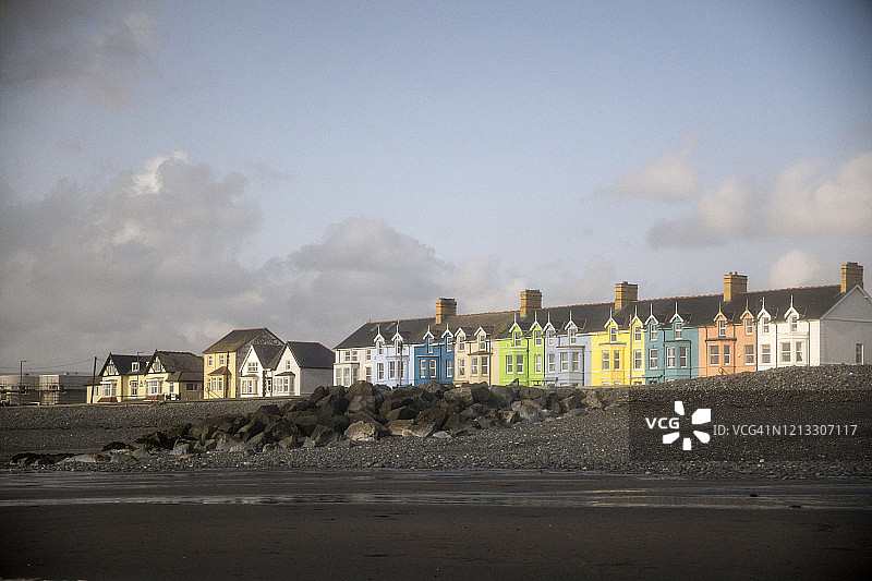 威尔士锡雷迪翁海岸博斯图片素材