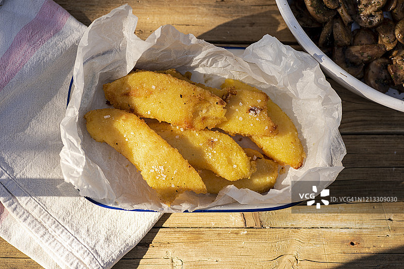 炸玉米粥图片素材