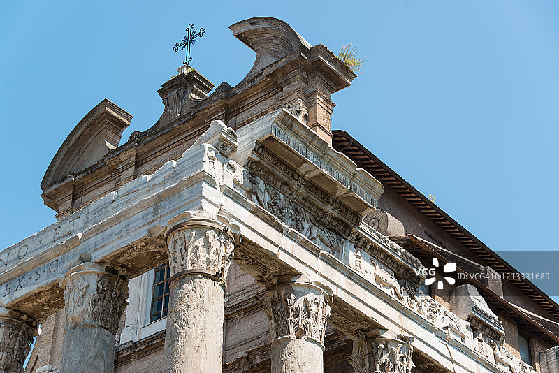 罗马，意大利，罗马广场的遗址图片素材