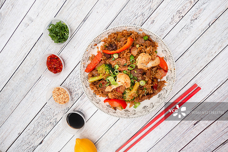 印尼炒饭图片素材