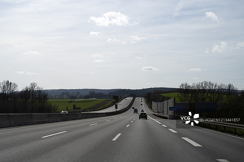 德国哥廷根附近的欧洲E07公路图片素材
