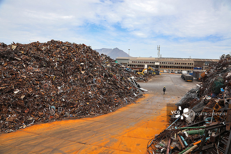 废金属回收设施图片素材