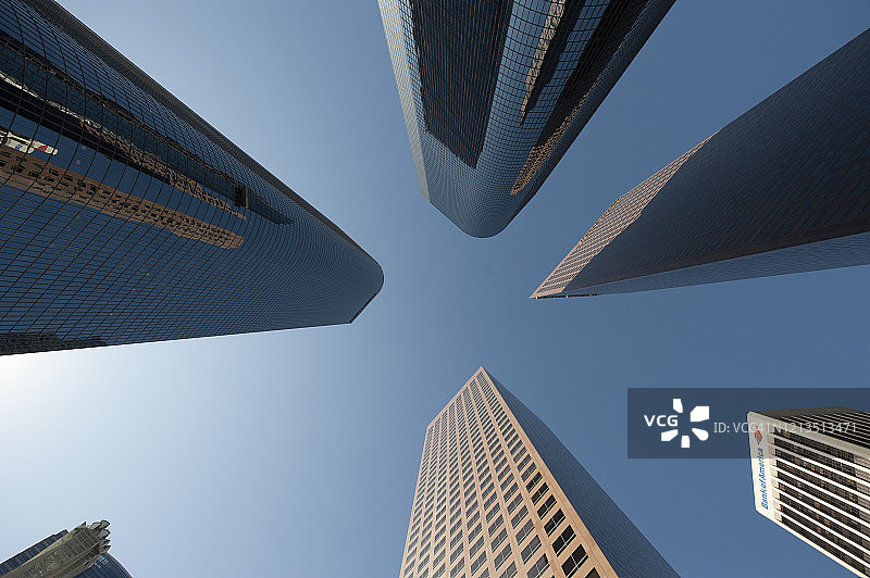 洛杉矶市中心摩天大楼图片素材