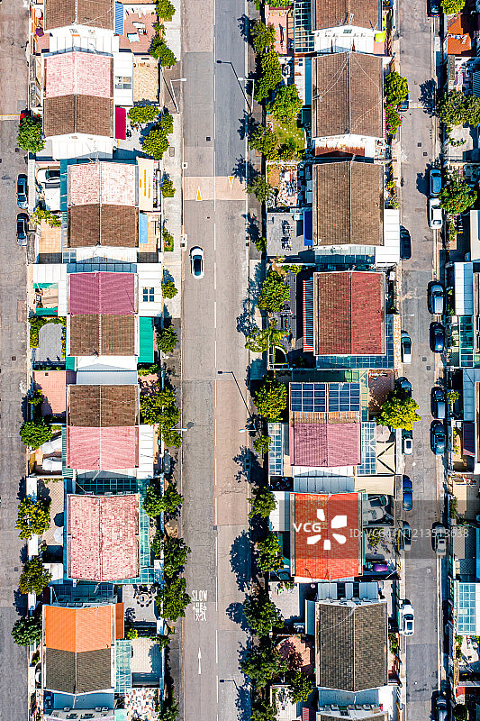中国香港元朗乡村别墅图片素材