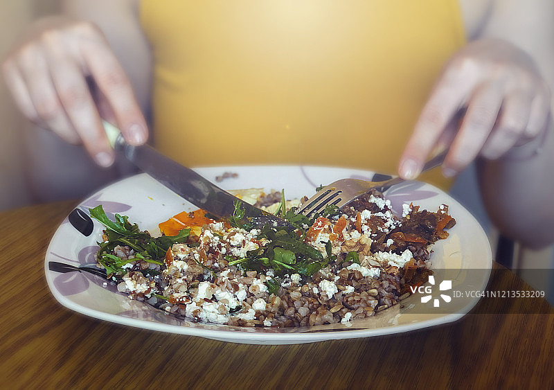 健康早餐：荞麦粥图片素材