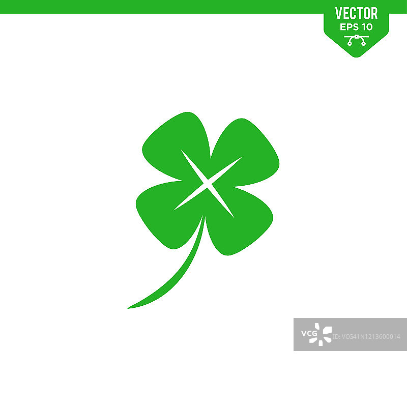 四叶草图标合集，glyph风格图片素材