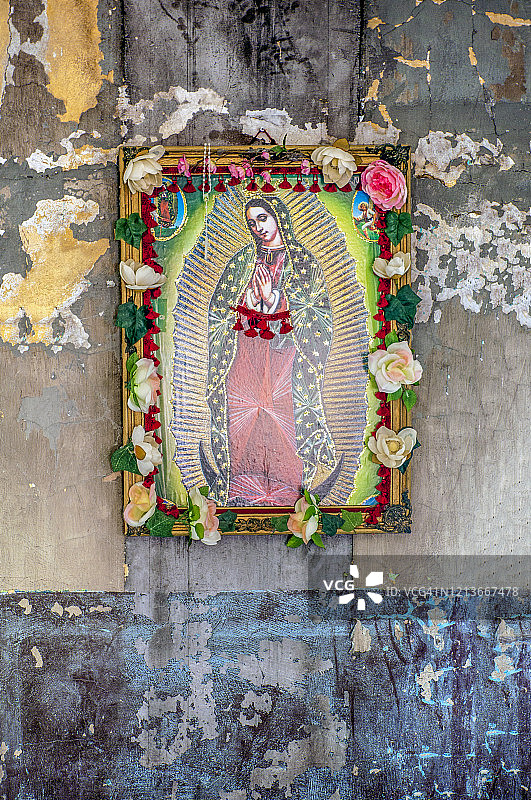 瓜达卢佩圣母像图片素材