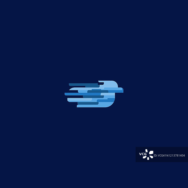 飞鸟科技Logo抽象模板图片素材