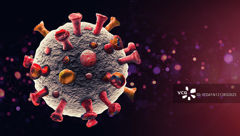 带有复制空间的病毒图片素材