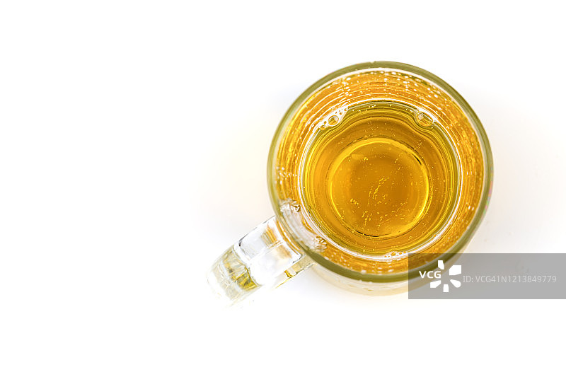 啤酒杯（俯视）图片素材
