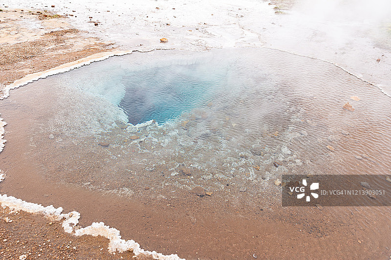 冰岛斯特罗kkur间歇泉图片素材