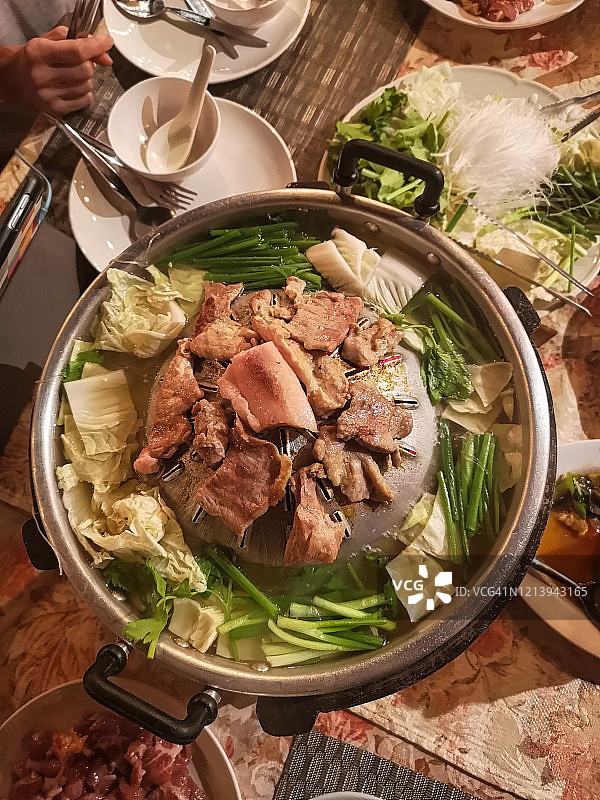 泰式烧烤火锅图片素材
