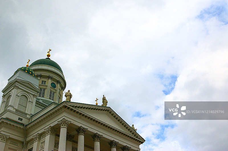 芬兰赫尔辛基大教堂，最佳景点图片素材