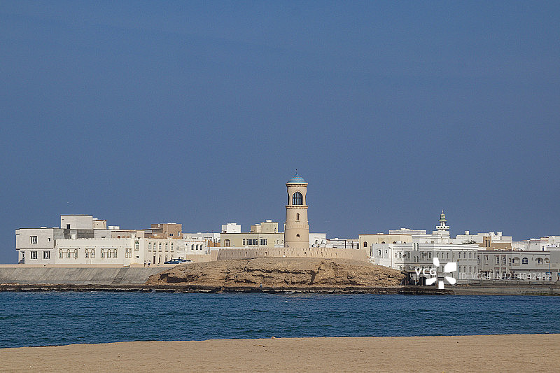 阿曼海沿岸的苏尔市风光图片素材
