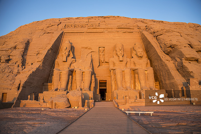 埃及阿布辛贝神庙图片素材