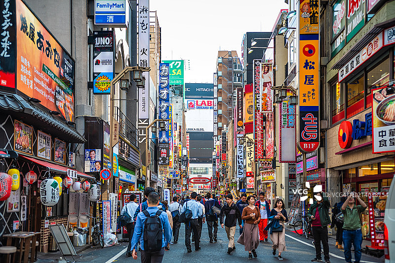 日本东京新宿区歌舞伎町图片素材