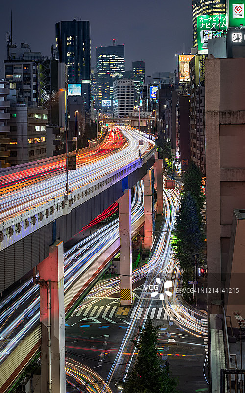 日本东京六本木高速公路图片素材