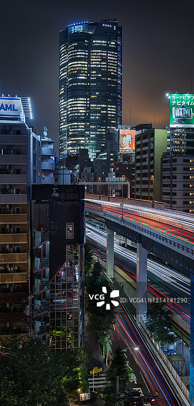 日本东京六本木高速公路图片素材