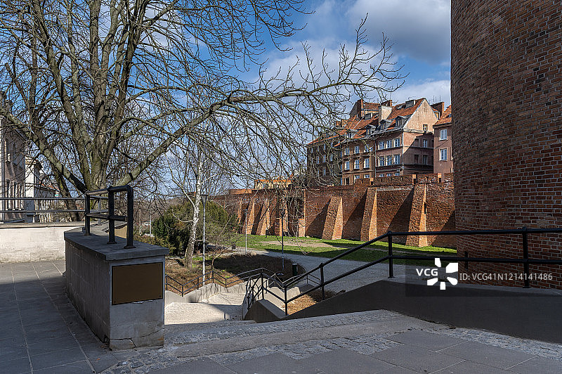 华沙老城图片素材