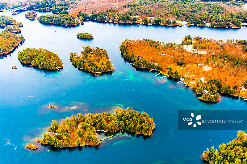 加拿大安大略省千岛群岛图片素材