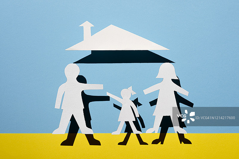 幸福家庭概念图片素材