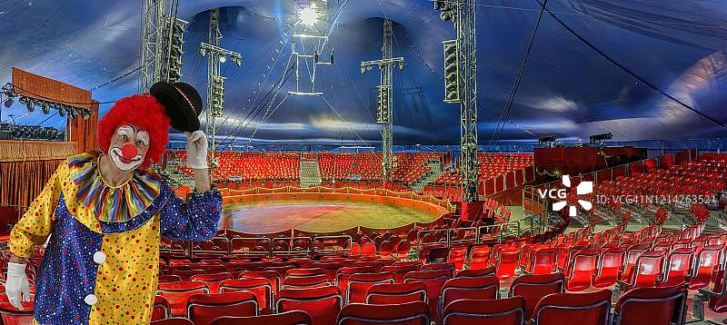 德国马戏团小丑摄影蒙太奇图片素材