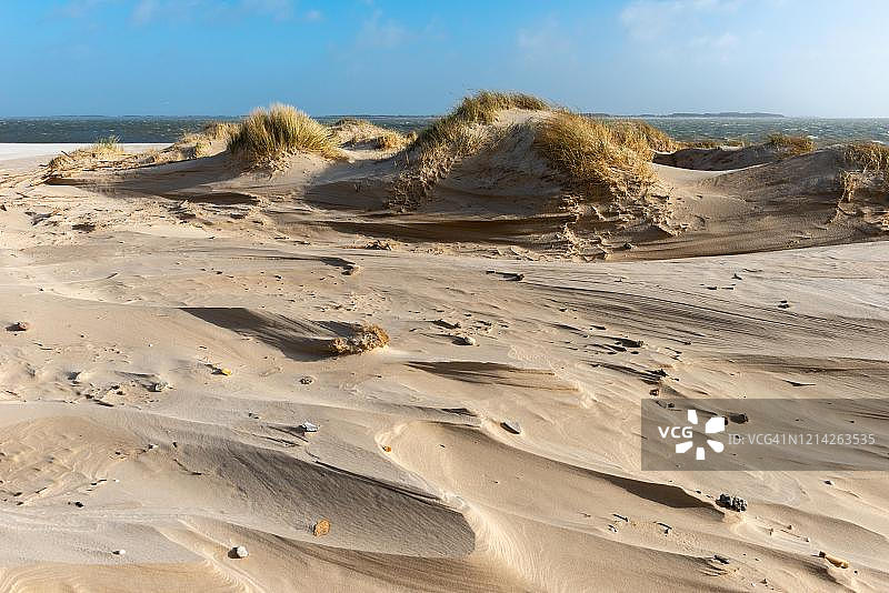 阿姆鲁姆岛北海，德国北弗里斯兰阿姆鲁姆-奥德图片素材