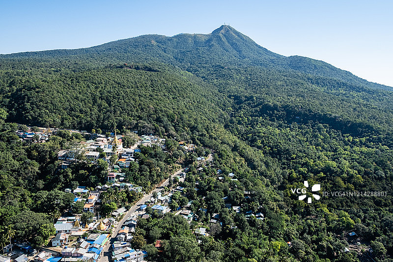 波帕山寺庙图片素材