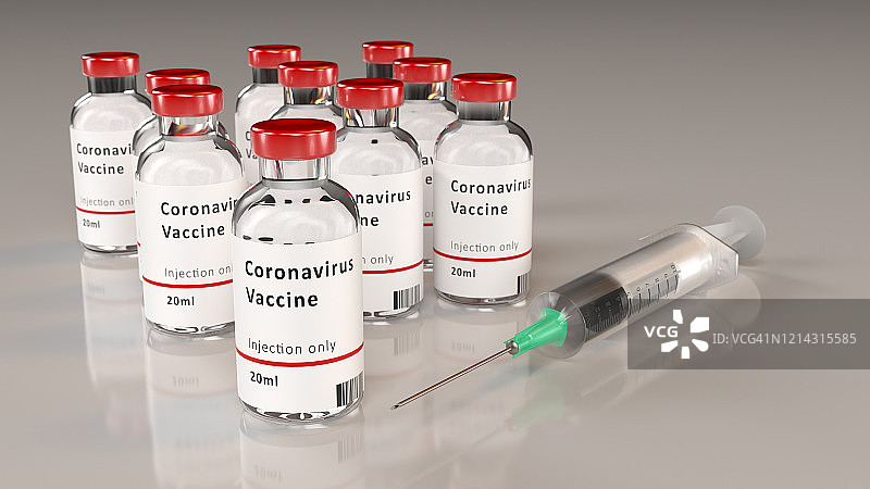 新冠病毒疫苗概念图片素材