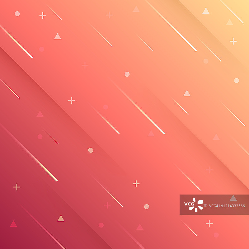 抽象设计与几何形状-时尚的红色梯度图片素材