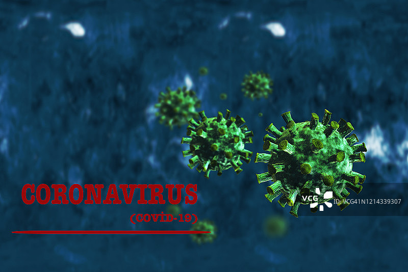 新冠病毒概念图片素材