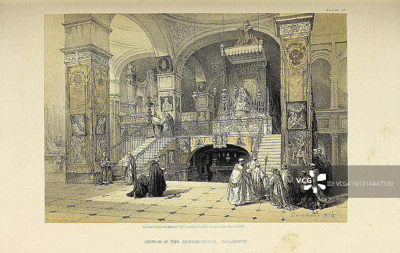 拿撒勒报喜教堂图片素材