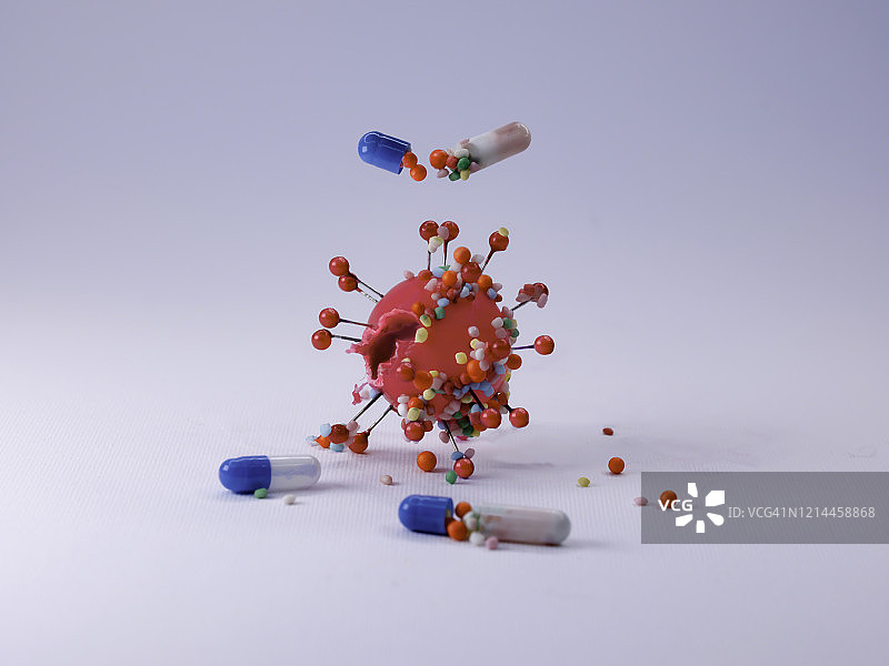 冠状病毒的治疗图片素材