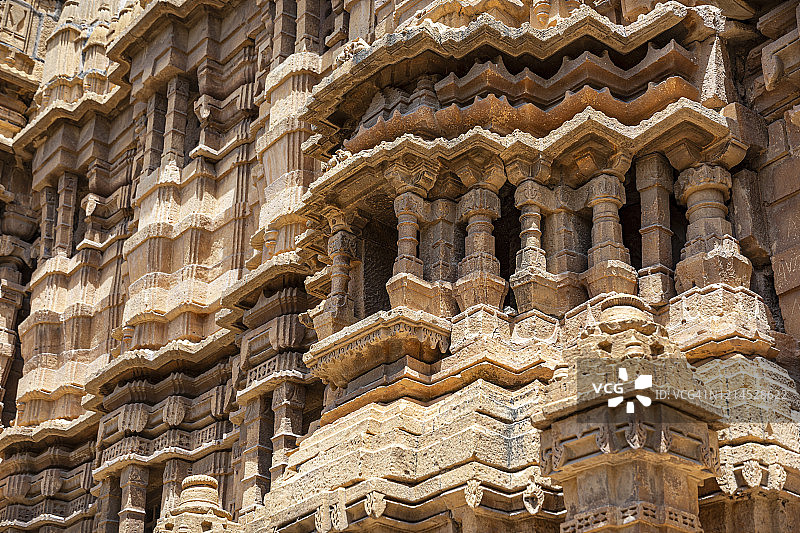 印度拉贾斯坦邦斋沙默尔耆那教寺庙图片素材