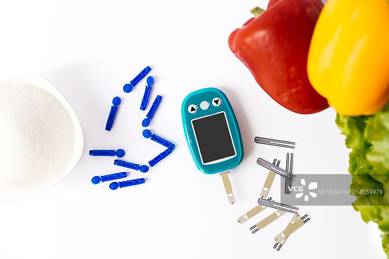 每日糖尿病护理图片素材