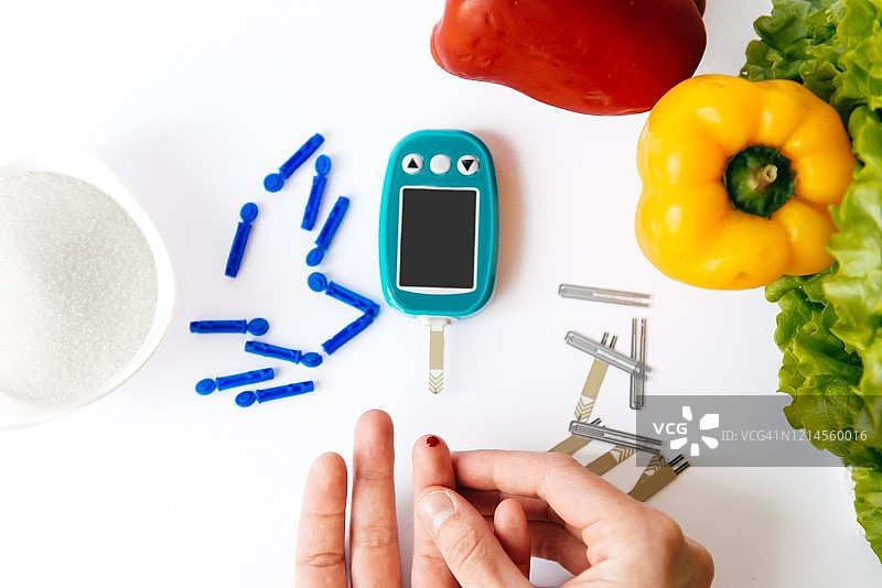 每日糖尿病护理图片素材