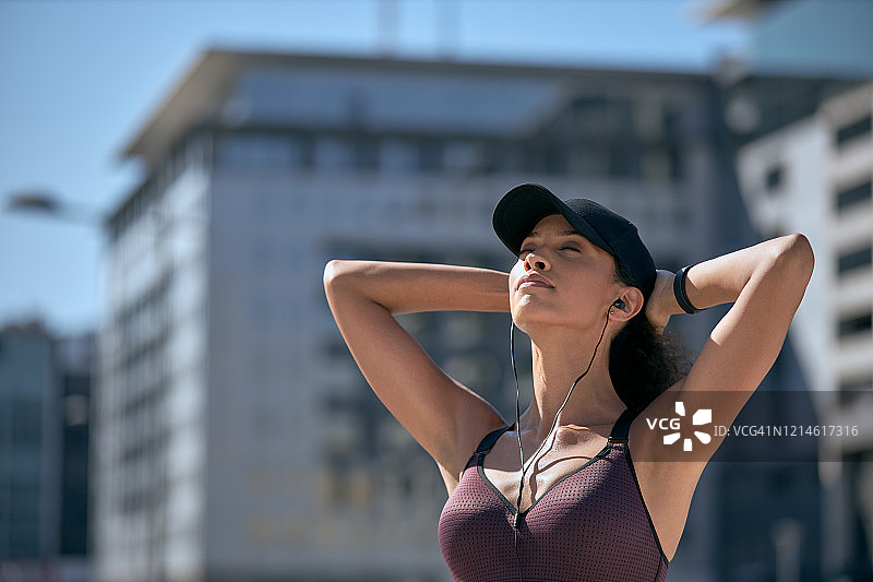 为当天的锻炼做好心理准备图片素材