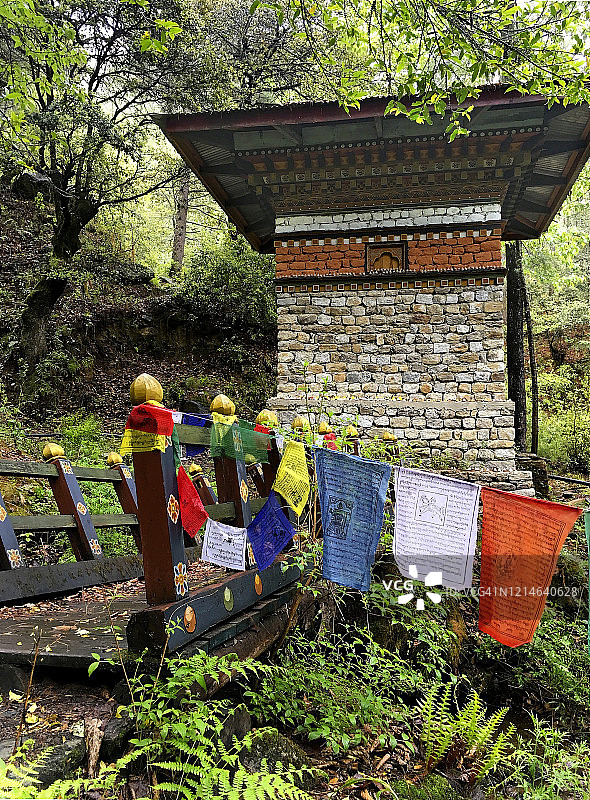 祈祷旗图片素材