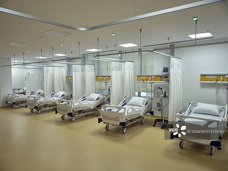 急诊室里的空床图片素材