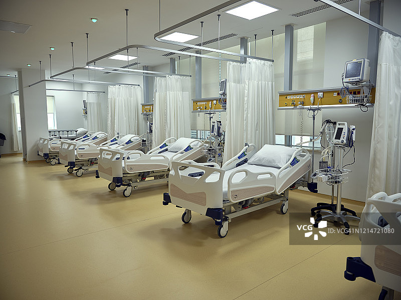 急诊室里的空床图片素材