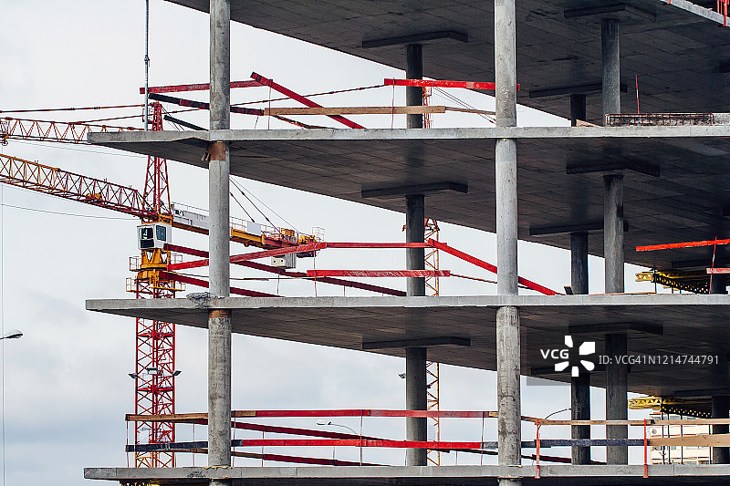 多层建筑施工图片素材