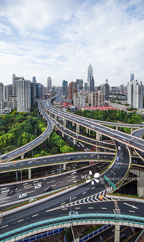 现代城市立交桥图片素材