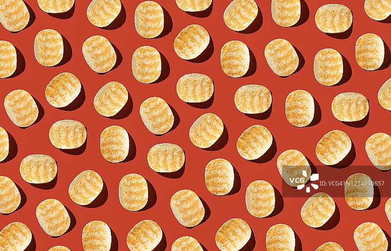 香辣调味薯片图案图片素材