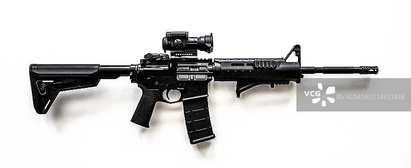 轻型弹匣供弹导气式半自动步枪图片素材