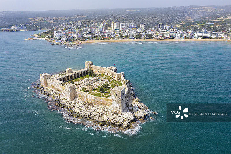 少女城堡航拍，科里科斯图片素材