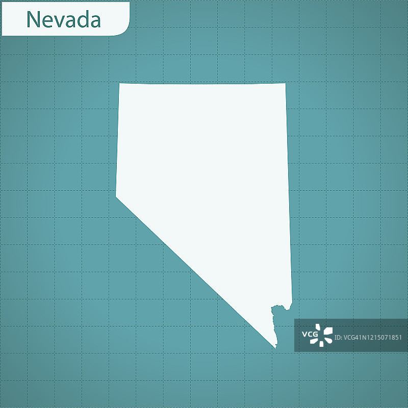 内华达地图图片素材