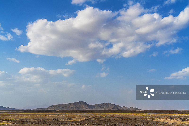 埃塞俄比亚阿法尔地区达纳基尔凹地的沙漠平原图片素材