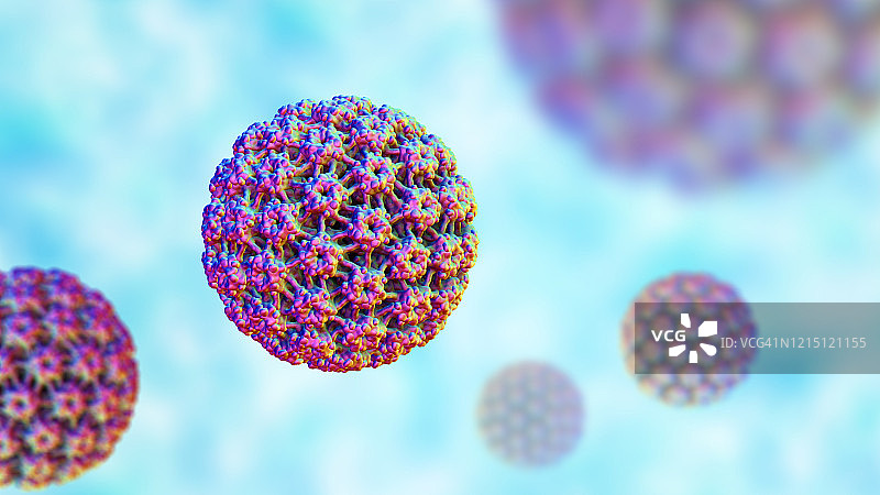 人乳头瘤病毒插图图片素材